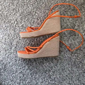 Marc Fisher Zeki Wedge Sandals in Orange thumbnail 2