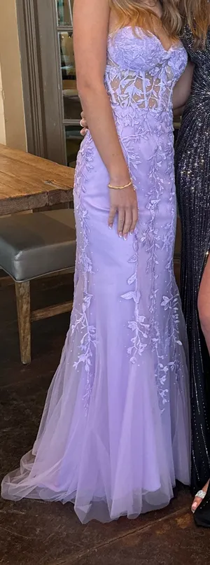 Berlin Nova Purple prom dress thumbnail 1