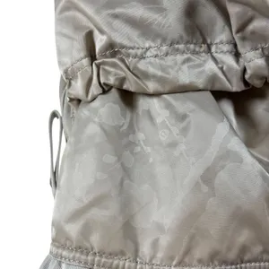 Lululemon Floral Drawstring Gym Tote Bag Taupe Champagne Rose Gold Logo *FLAWED* thumbnail 5