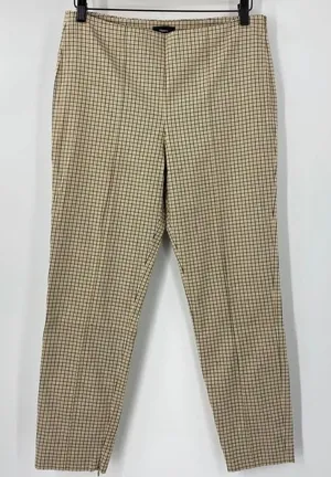 Theory‎ Alettah Ainsley Check Cropped Pants thumbnail 1