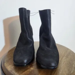 MIA Black Ankle Boots Size 10 MIA Black Faux Leather Heeled Boots thumbnail 3