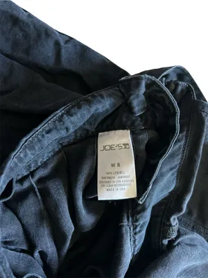 Joe’s Jeans Black Denim Pinafore Overalls Dress | Small thumbnail 3