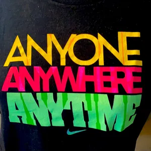 Nike black slim fit tee thumbnail 2