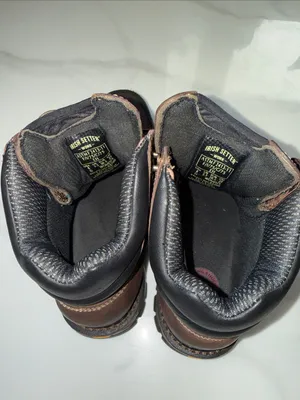 Red Wing irish setter Shoes Brown Leather Work Boots with Black Rubber Toe thumbnail 5