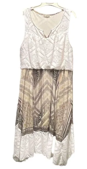 Live and let Live size XL maxi lace Asymmetrical hem thumbnail 1