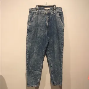 Garage Denim Acid Wash High Waisted 80s Mom Jeans thumbnail 3