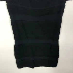 Rag & bone short sleeve silk black dress women's medium‎ thumbnail 4