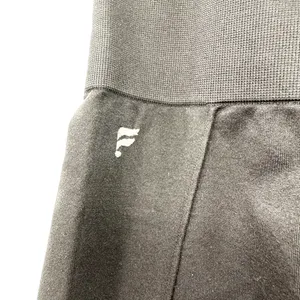 Fabletics size‎ large black leggings ruched side legs thumbnail 4