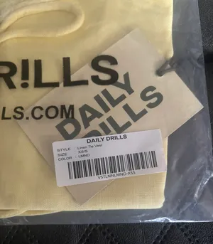 Daily Drills Linen Tie Vest - Yellow thumbnail 3