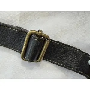 Vintage Fossil Black Leather Multi-Pocket Shoulder Bag Y2K Satchel thumbnail 11