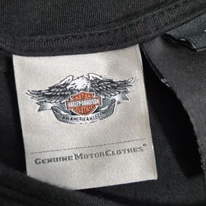 Harley Davidson Cross Back Graphic Cap Sleeve Tshirt‎ Black Size L thumbnail 7