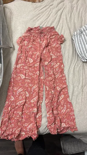 Patrons of Peace Pink flowy pants thumbnail 2