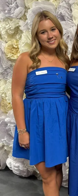 Blue mini dress  thumbnail 1