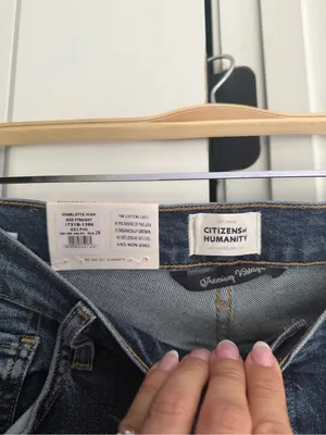 Citizens of Humanity Charlotte Jeans high‎ rise straight button fly new thumbnail 2