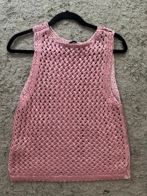 ZARA Foil Knit Top thumbnail 2