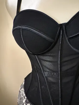 & Other Stories Black corset top thumbnail 3