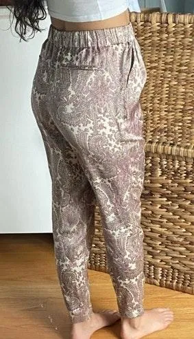 Forever 21 Paisley Print Silky Trouser Pants thumbnail 3