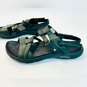 Merrell “Swivel” Black Leather Strappy Hiking Sandals size 7 thumbnail 2
