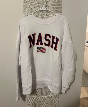 Nashville Crewneck White Size L thumbnail 1