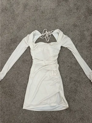 Lucy in the Sky Mini Dress White thumbnail 3