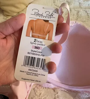Rene Rofe 36D Pink Bra Size 36 D thumbnail 6