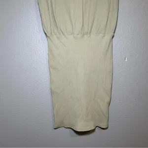 Free People Beach Happy Hour Olive Open Back Mini Dress women’s size XS thumbnail 5