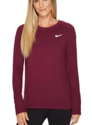 Dri Fit Running Top Size XL Color Burgundy Red thumbnail 1