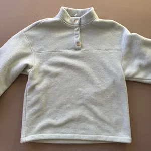 & other stories Fleece Mock Neck Pullover Sweatshirt thumbnail 6