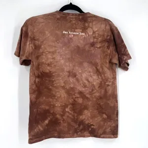 Vintage The Mountain Women's Tie-Dye Crew Neck Lion Graphic‎ shirt Brown Small thumbnail 2