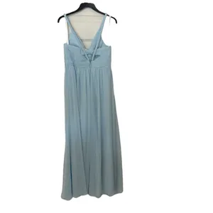 Azazie Sky Blue Size C 6/8 Braided Strap Maxi Dress Bridesmaid Prom Occasion thumbnail 7