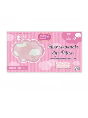 The Vintage Cosmetic Company nwt Pink Cloud Microwavable Eye Pillow thumbnail 2