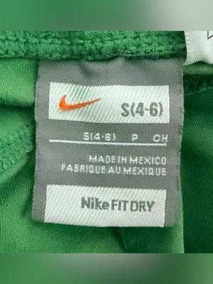 NIKE Vintage dri fit athletic shorts size Small y2k green thumbnail 8