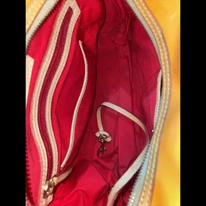 Dooney & Bourke Mustard Shoulder Bag‎ Patent Leather 12x9x3.5” thumbnail 8