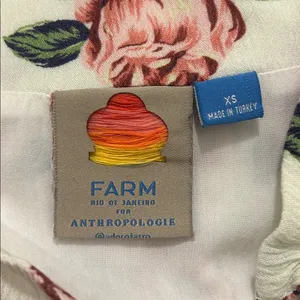 Farm Rio x Anthropologie Anabela Smocked Floral Dress Size XS thumbnail 13