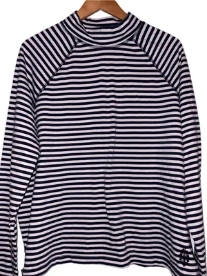 FP Movement Restoration Layer Long Sleeve Tee RARE Sailor Stripe Navy Small NEW thumbnail 4