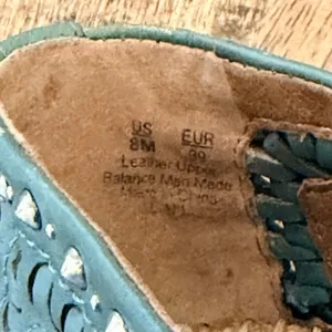 Sam Edelman Liam Espadrille‎ Flats Womens 8 Blue Leather Studded Boho Slip On thumbnail 9