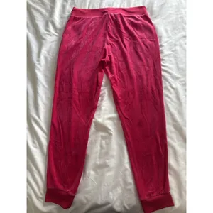 Juicy Couture Velour Pants Joggers Pink Women's Large Y2K Athleisure thumbnail 8
