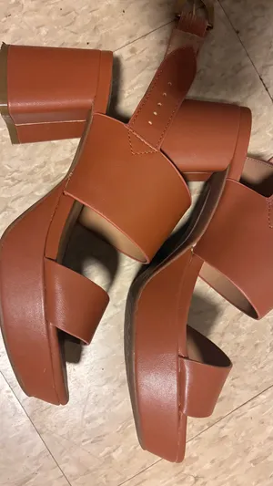 Aerosoles Chunky Platform Sandals in 70s Cognac Brown thumbnail 2