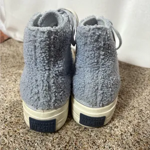 Converse Chuck Taylor All-Star Hi Lift ‘Cozy Club’ Trainer Fuzzy Sherpa Platform thumbnail 5