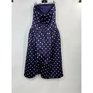 SELF-PORTRAIT Polka Dot Satin Midi Dress UK10/US6 thumbnail 8