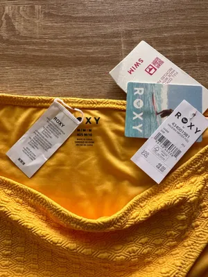Roxy Golden Rod Haliewa Hipster Knot Bikini Set thumbnail 9