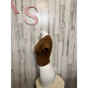GAZE brown blouse size XS Brown thumbnail 3