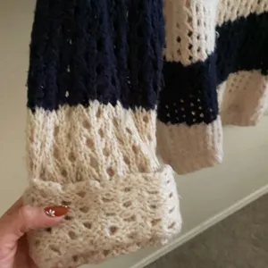 Cozy preppy striped sweater Blue Size L thumbnail 5