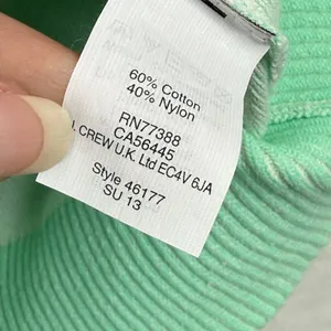 Madewell Womens Colorblock Raglan Sweater Mint Green Neon Yellow Size S‎ thumbnail 7