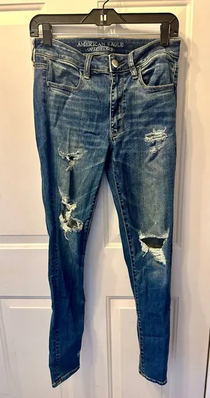 American Eagle Jeans Super Stretch High-Rise Jegging 6 thumbnail 1