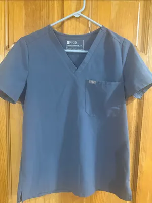 Figs women’s Catarina space navy scrub top size small. thumbnail 1