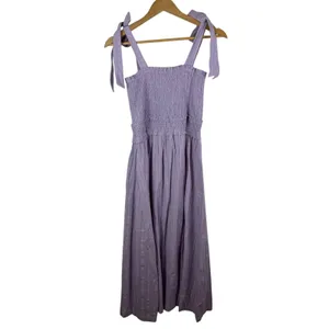 NWT Lost + Wander Angel in Disguise Maxi Dress‎ Small Lavender Smocked Cottage thumbnail 4