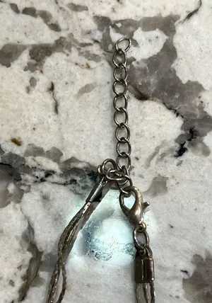Women’s Hanging Multi Tier Black Necklace thumbnail 3
