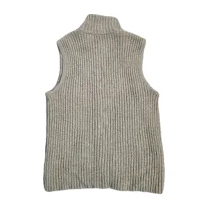 Vtg Lauren Ralph Lauren Womens Tan Fair Isle Full Zip Sweater Vest Size Medium thumbnail 11
