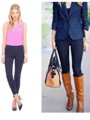 Lilly Pulitzer Travel Ponte Pant Midnight Navy Leggings Small Minimal Preppy thumbnail 2